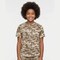 Youth Camouflage Crewneck Short Sleeve T-Shirt for School & Active Play Wear